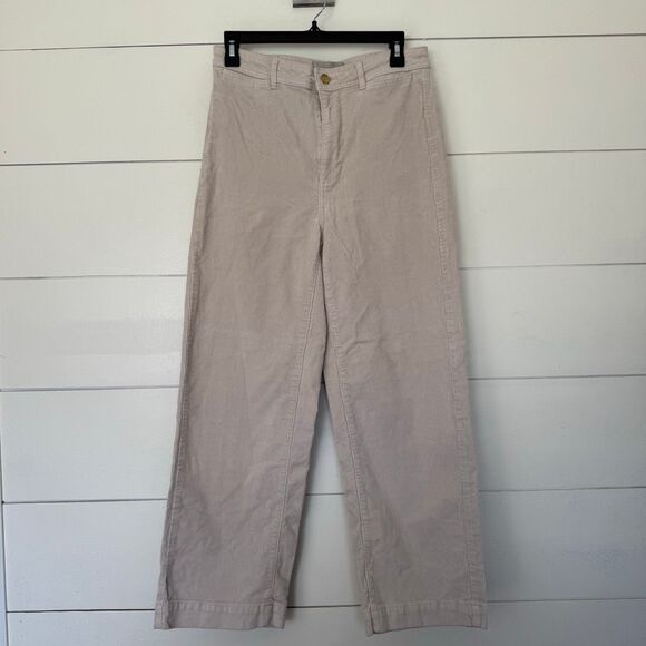 Everlane Women’s 8 Light Brown Corduroy Relaxed Straight Pants - Picture 1 of 5